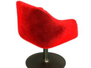 Velvet Sofa chair 3D Model