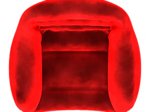 Velvet Sofa chair 3D Model
