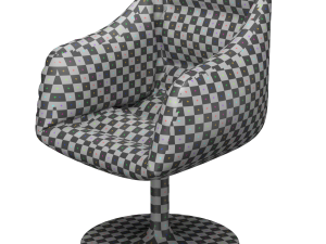 Velvet Sofa chair Modèle 3D
