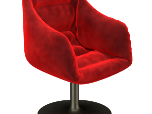 Velvet Sofa chair Modèle 3D