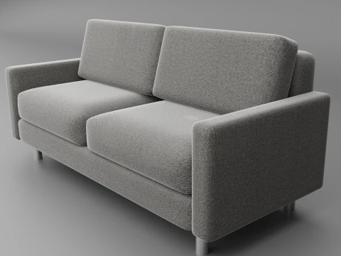 Soft sofa 3D Model