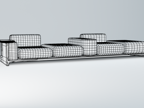 A new sofa 3D Model
