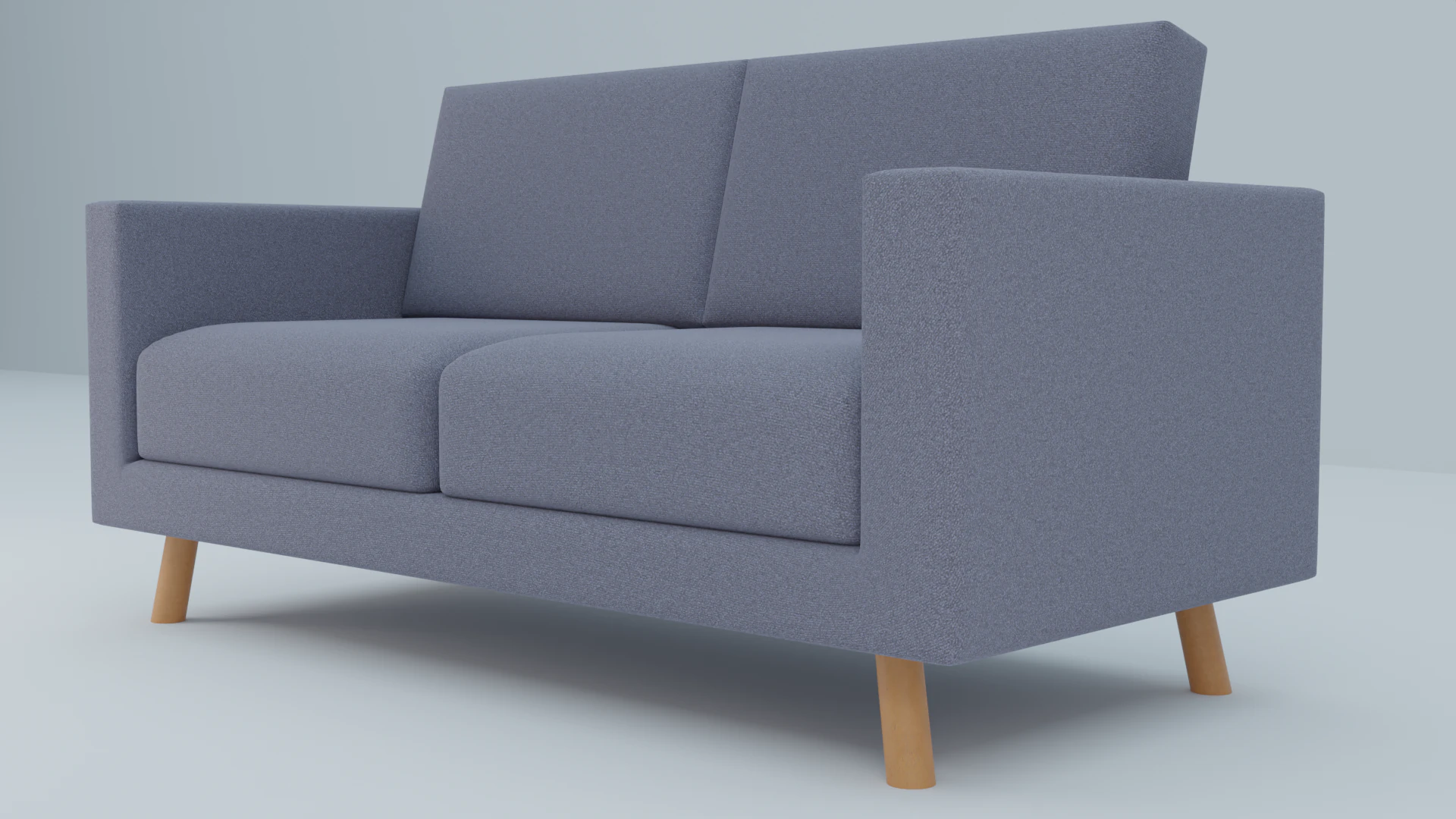 Soft sofa 3D Model .c4d .max .obj .3ds .fbx .stl .blend 