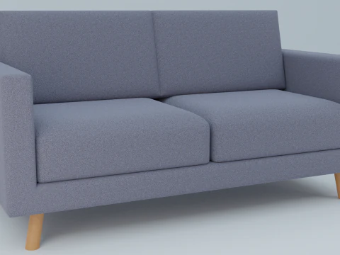 Soft sofa 3D Model