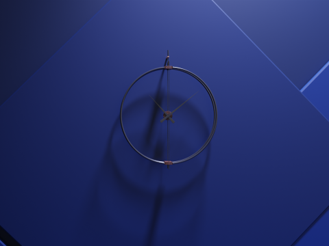 Wall clock 3D Model