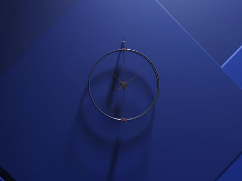 Rel&oacute;gio de parede Modelo 3D