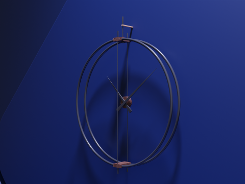 Wall clock 3D Model
