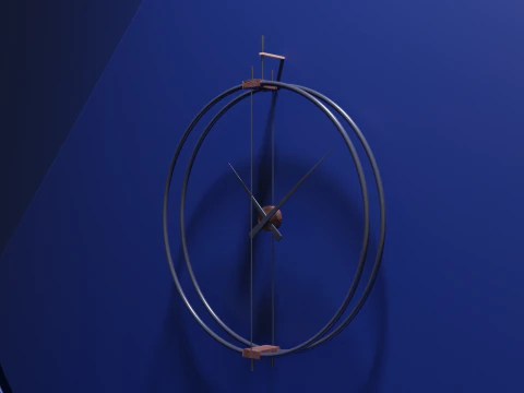 Wall clock 3D Model