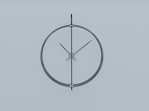 Wall clock 3D Model