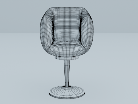 Rotary chair 3D 모델