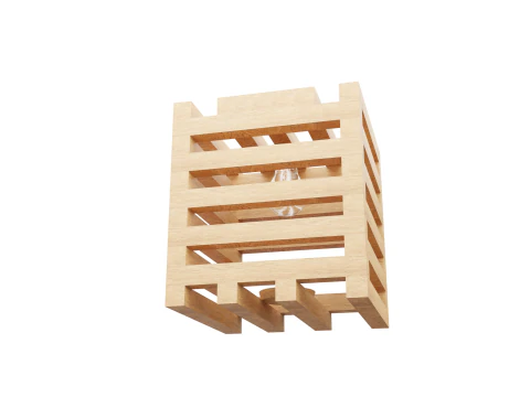 WOODEN LAMP 3D Model