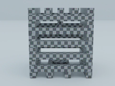 WOODEN LAMP 3D Model