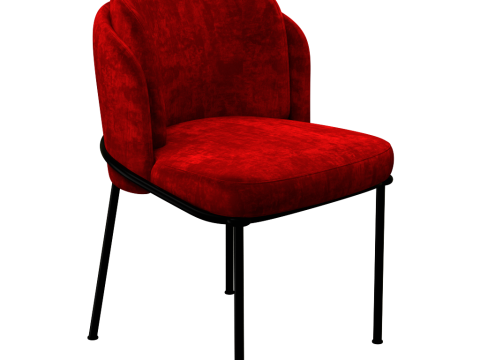 Angelo Dining Chair Modelo 3D