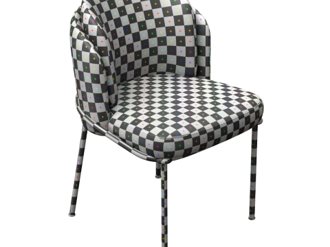 Angelo Dining Chair Modèle 3D