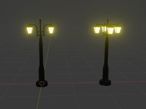 Street lights 3D Model