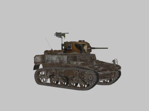 WW2 TANKS PACK 3D Model