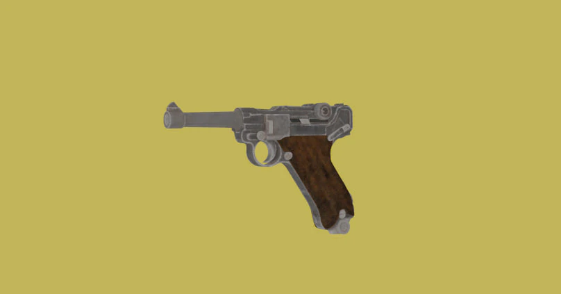 P08 Luger 3D Model .c4d .max .obj .3ds .fbx .stl .blend 