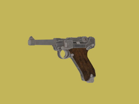 P08 Luger 3D 모델