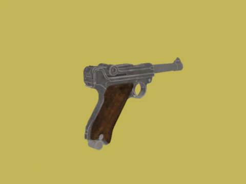P08 Luger 3D Model