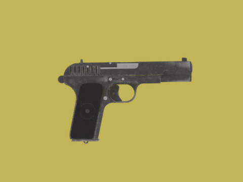 TT pistol 3D Model