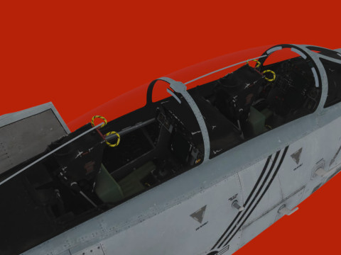 Fighter jet F-14 3D मॉडल