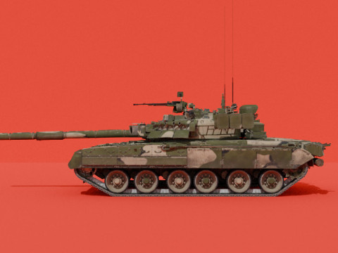 T-80 3D Model
