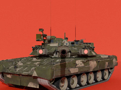 T-80 3D Model