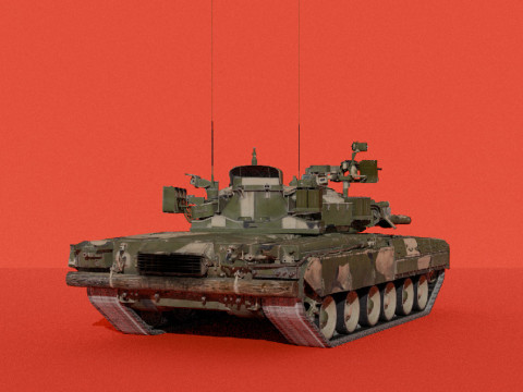 T-80 Modelo 3D