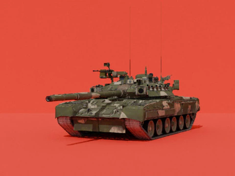 T-80 3D Model