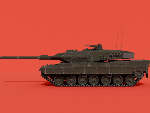 Leopard 2A6 3D Model