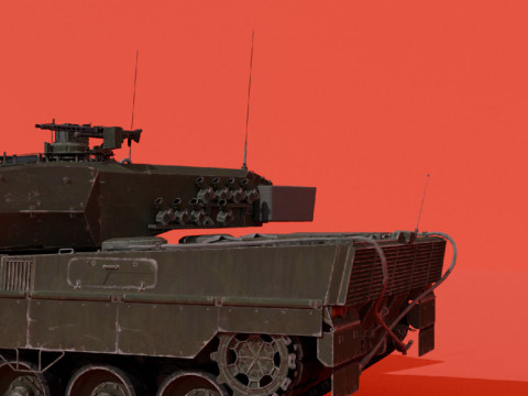 Leopard 2A6 3D मॉडल