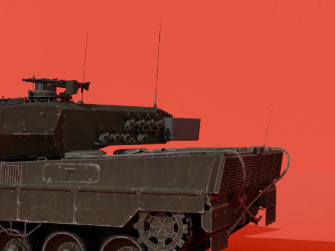 Leopard 2A6 3D Model