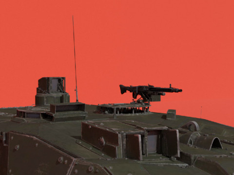 Leopard 2A6 3D मॉडल