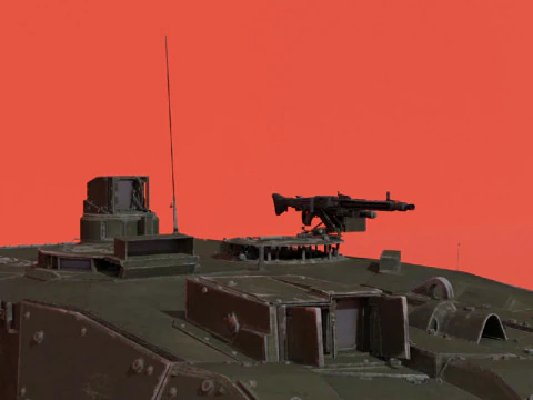 Leopard 2A6 3D Model