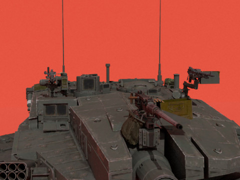 Merkava Siman 3 Bet Baz 3Dモデル
