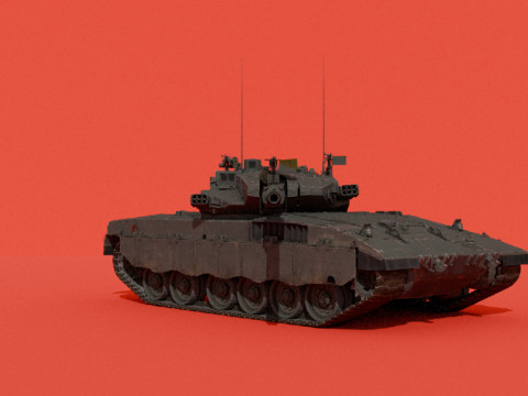 Merkava Siman 3 Bet Baz 3Dモデル