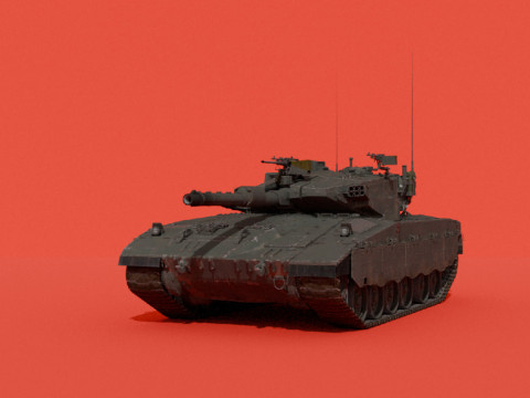 Merkava Siman 3 Bet Baz 3Dモデル
