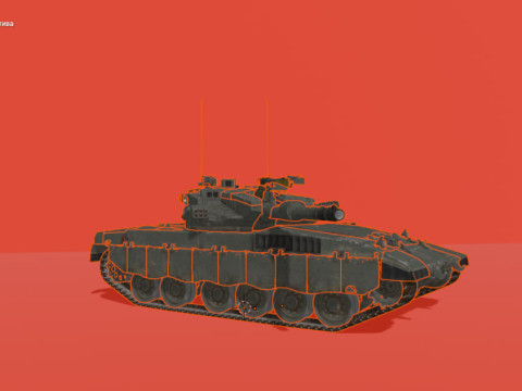 Merkava Siman 3 Bet Baz 3Dモデル