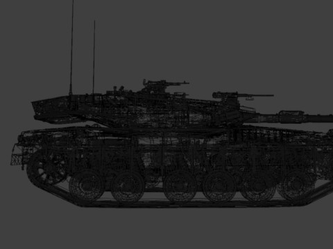 Merkava Siman 3 Bet Baz 3Dモデル