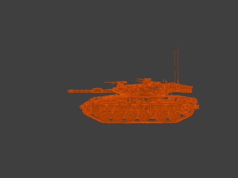 Merkava Siman 3 Bet Baz 3Dモデル