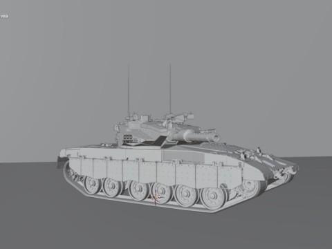 Merkava Siman 3 Bet Baz 3Dモデル