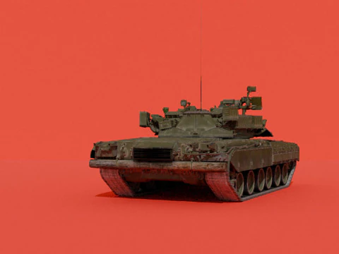 T-80 3D Model