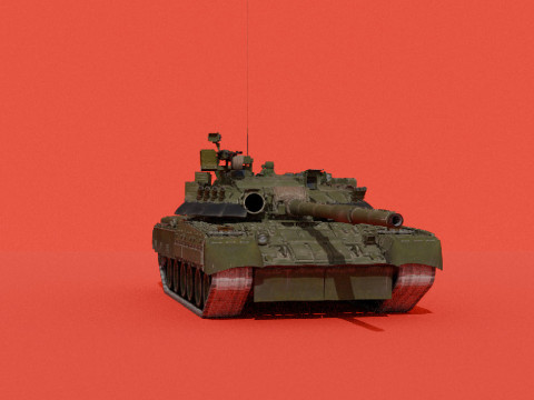 T-80 3D 模型