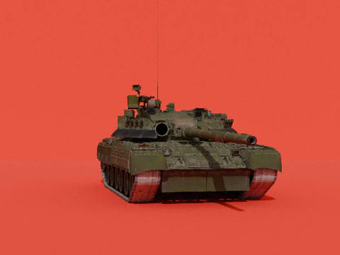 T-80 3D Model