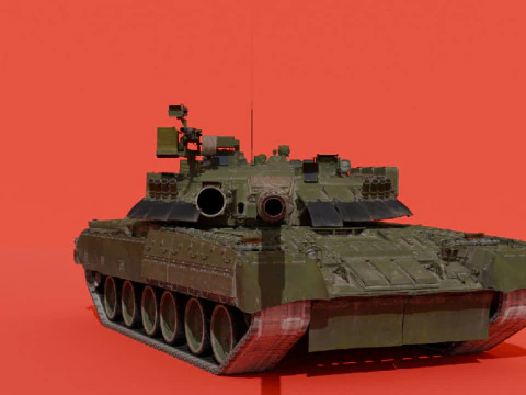 T-80 3D Model