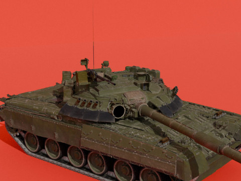 T-80 3D 模型