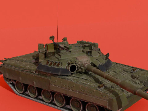 T-80 3D Model
