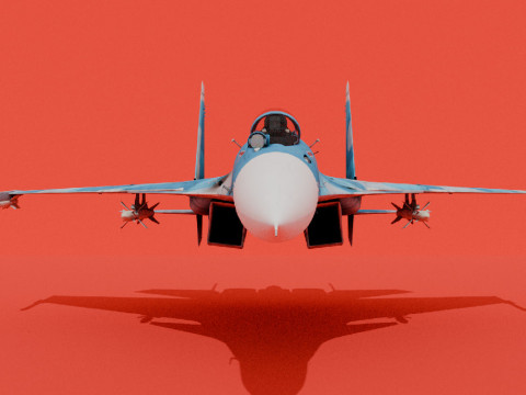 SU-33 3D 模型
