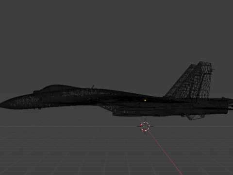SU-33 3D 模型