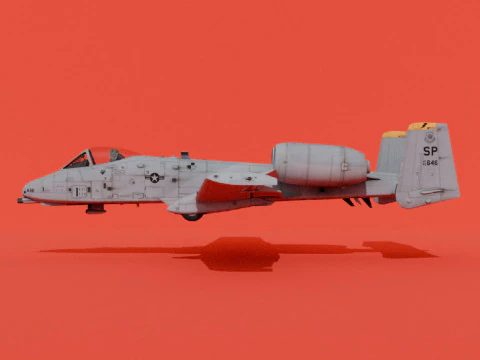 A-10C Thunderbolt II Modelo 3D